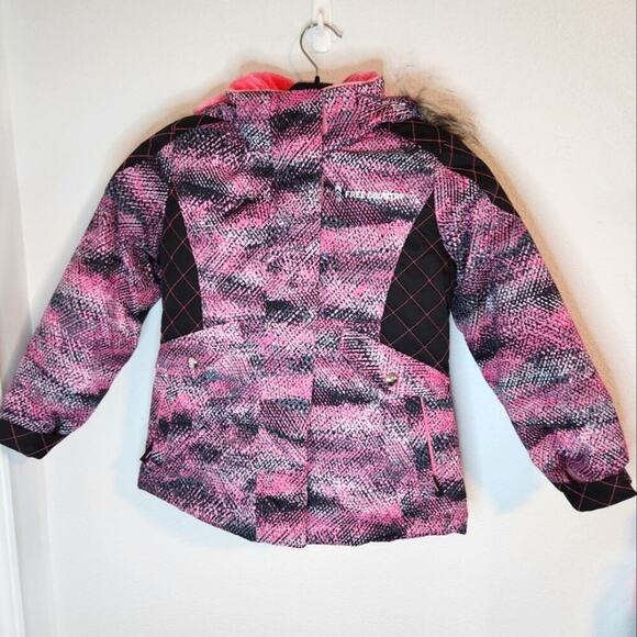 Free Country Girl's Pink XS 5 / 6 Snow Flurry Boarder Jacket - Picture 1 of 7